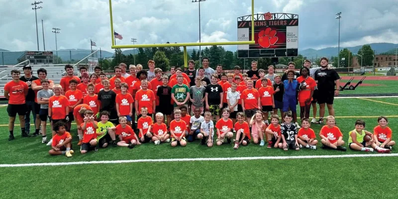 EHS Football Team Hosts Third Annual Camp